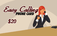 Easy Calling Phonecard $20