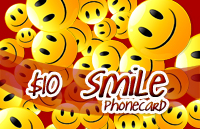 Smile Phone Card $10