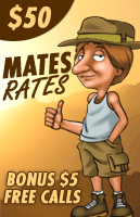 Mates Rates $50 - International Calling Cards