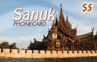 Sanuk Phone Card $5